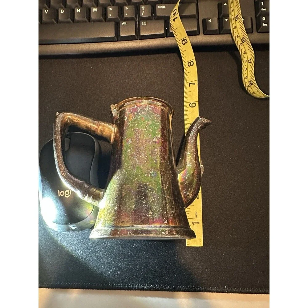 Grand Silver Co. Silver Solderer Wear-Brite nickel silver Creamer Pitcher